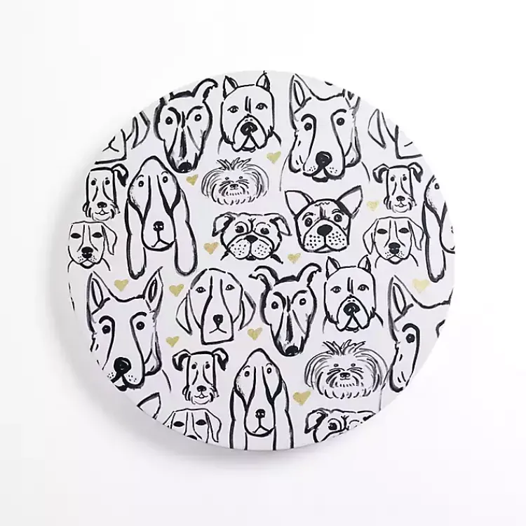 Kirklands Home Canvas Art|Round Dog Doodle Canvas Art Print