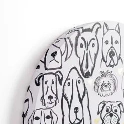 Kirklands Home Canvas Art|Round Dog Doodle Canvas Art Print