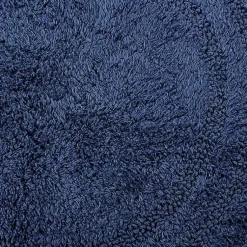 Kirklands Home Bathroom Rugs|Round French Crochet Bath Mat, 28 in. Blue
