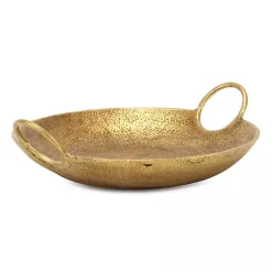 Sale Round Cast Iron Dish with Handles Decorative Bowls & Jars