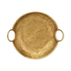 Sale Round Cast Iron Dish with Handles Decorative Bowls & Jars