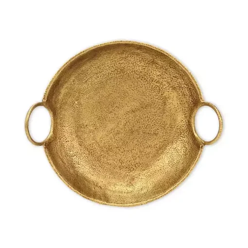 Sale Round Cast Iron Dish with Handles Decorative Bowls & Jars