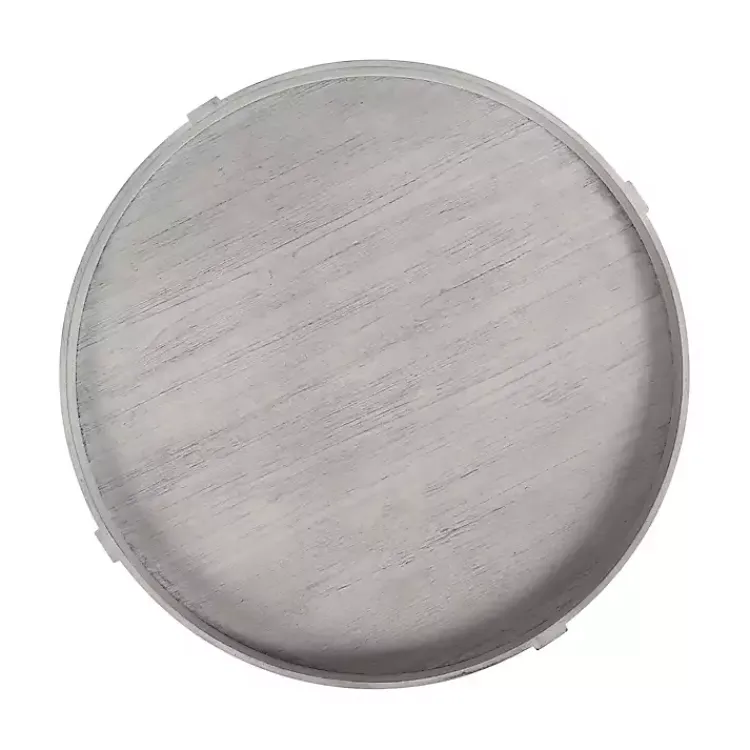 Kirklands Home Coffee Tables|Round Bellport Coffee Table Gray