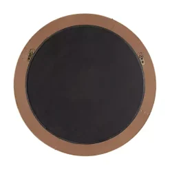 Kirklands Home Decorative Mirrors|Round Natural Woven Water Hyacinth Wall Mirror