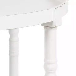 Kirklands Home Coffee Tables|Round Bellport Coffee Table White