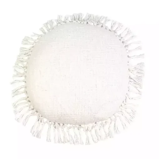 Outlet Round Tassel Pillow Pillows