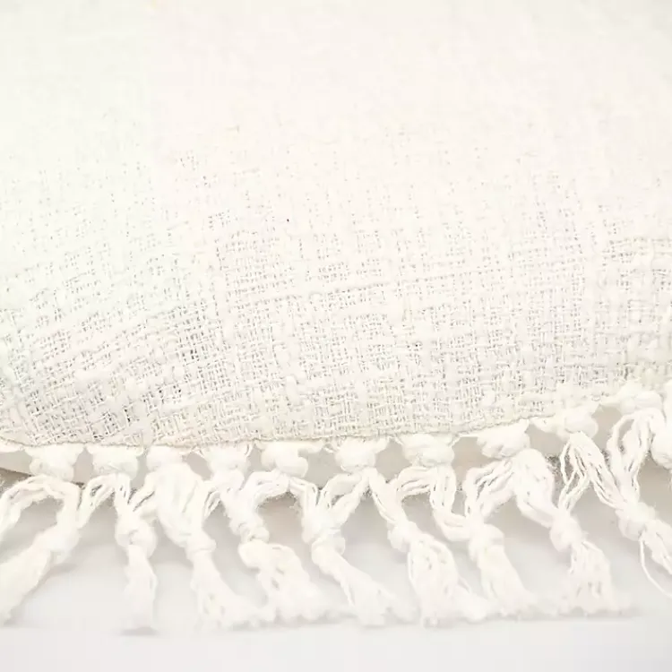 Outlet Round Tassel Pillow Pillows
