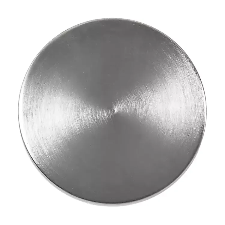 Kirklands Home Accent & End Tables|Round Zia Metal Accent Table Silver