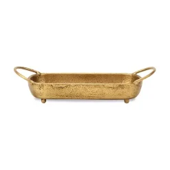 Outlet Rounded Rectangle Cast Iron Dish Decorative Trays