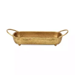 Outlet Rounded Rectangle Cast Iron Dish Decorative Trays