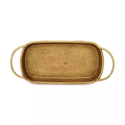 Outlet Rounded Rectangle Cast Iron Dish Decorative Trays