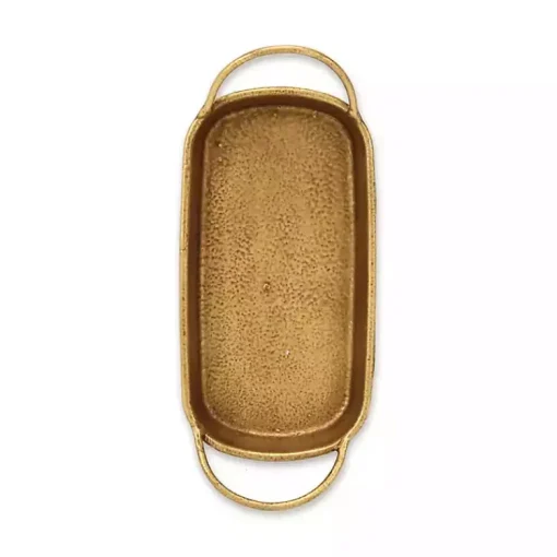 Outlet Rounded Rectangle Cast Iron Dish Decorative Trays