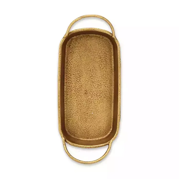 Outlet Rounded Rectangle Cast Iron Dish Decorative Trays