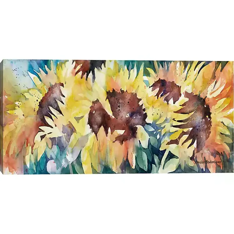 Kirklands Home Canvas Art|Row of Sun Light Canvas Art Print Multi