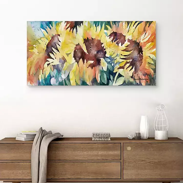 Kirklands Home Canvas Art|Row of Sun Light Canvas Art Print Multi