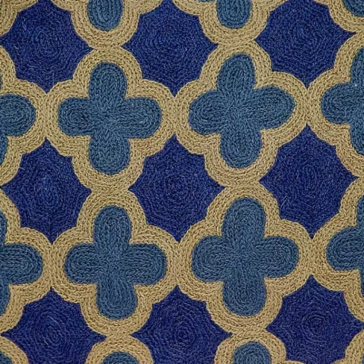 Outlet Royal Blue Quatrefoil Lumbar Throw Pillow Pillows