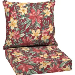 Kirklands Home Outdoor Cushions & Pillows|Ruby Tropical 2-pc. Outdoor Deep Seat Cushion