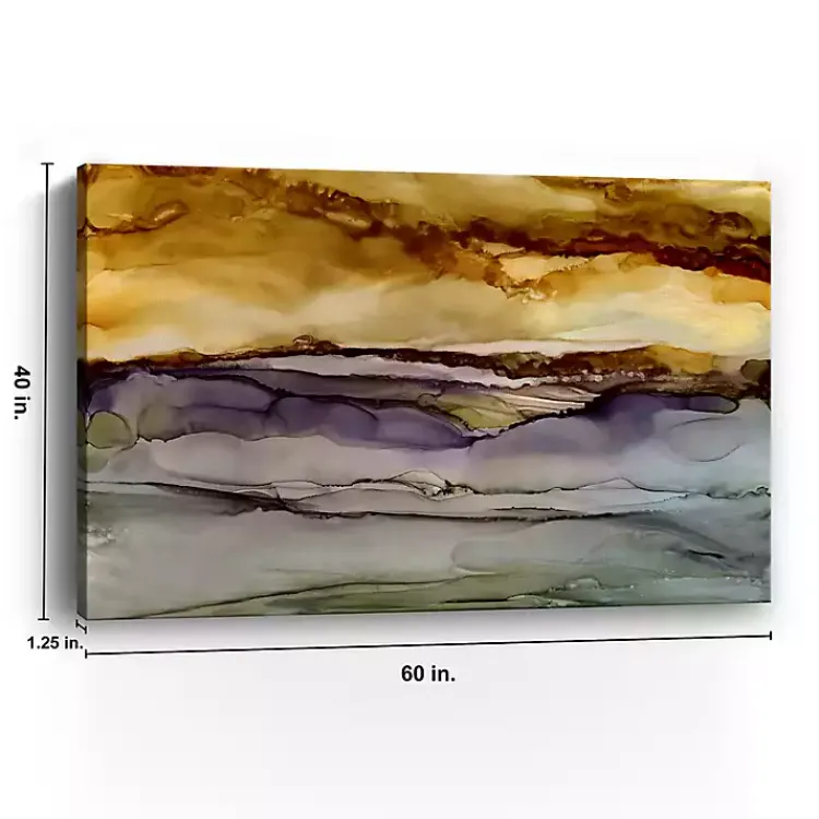 Kirklands Home Canvas Art|Rugged Beautiful Land Canvas Art Print, 60x40 in. Multi