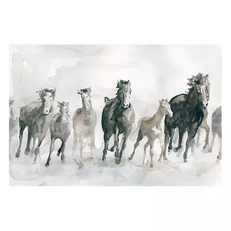 Kirklands Home Canvas Art|Running Wild Giclee Canvas Art Print
