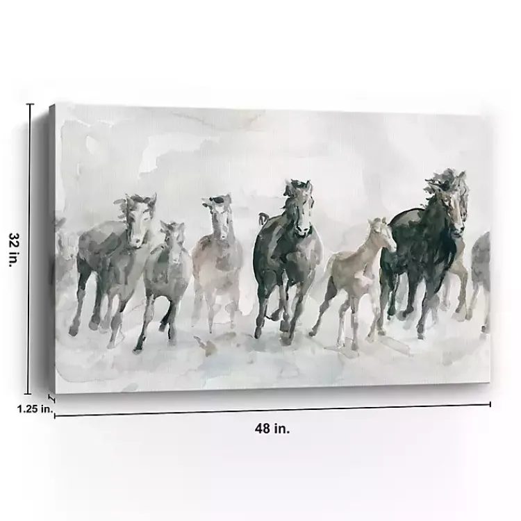 Kirklands Home Canvas Art|Running Wild Giclee Canvas Art Print