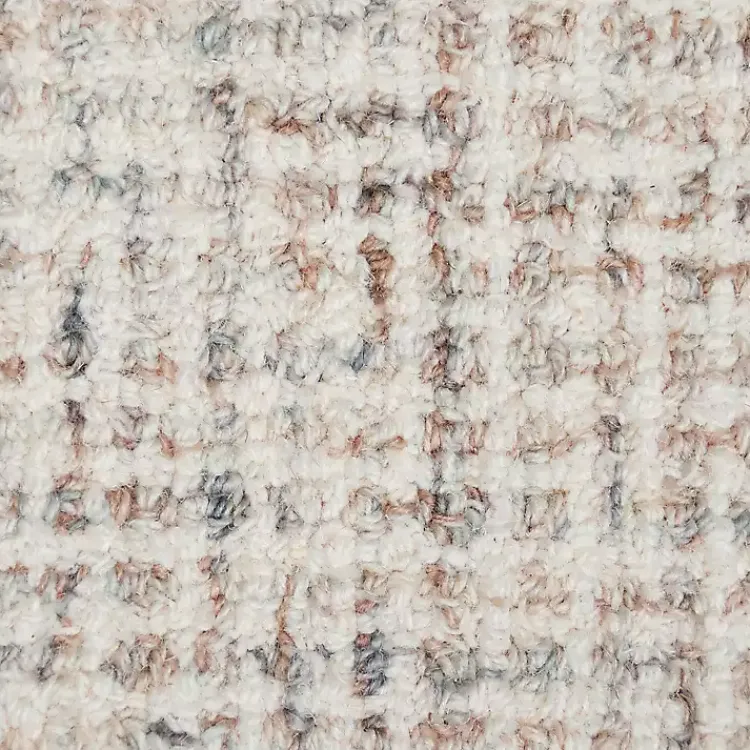 Kirklands Home Area Rugs|Rust & Beige Geometric Wool Area Rug Tan