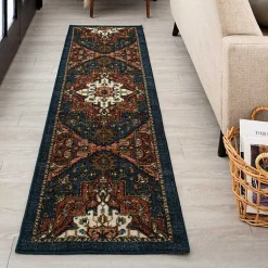 Kirklands Home Area Rugs|Rust Ornamental Runner, 2x8