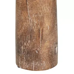 Hot Rust Rustic Mango Wood 3-pc. Candle Holder Set Candle Holders