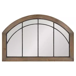 Kirklands Home Decorative Mirrors|Rustic Arch Holden Mirror Brown