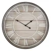 Kirklands Home Clocks|Rustic Charm Wood Wall Clock