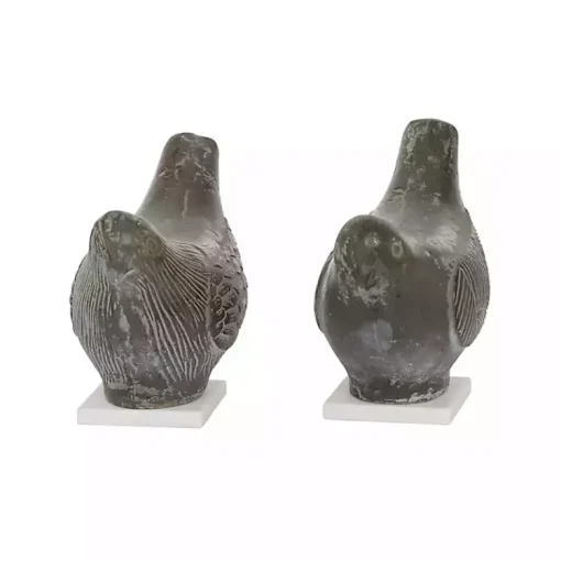 Sale Rustic Etched Birds 2-pc. Figurine Set Statues & Figurines
