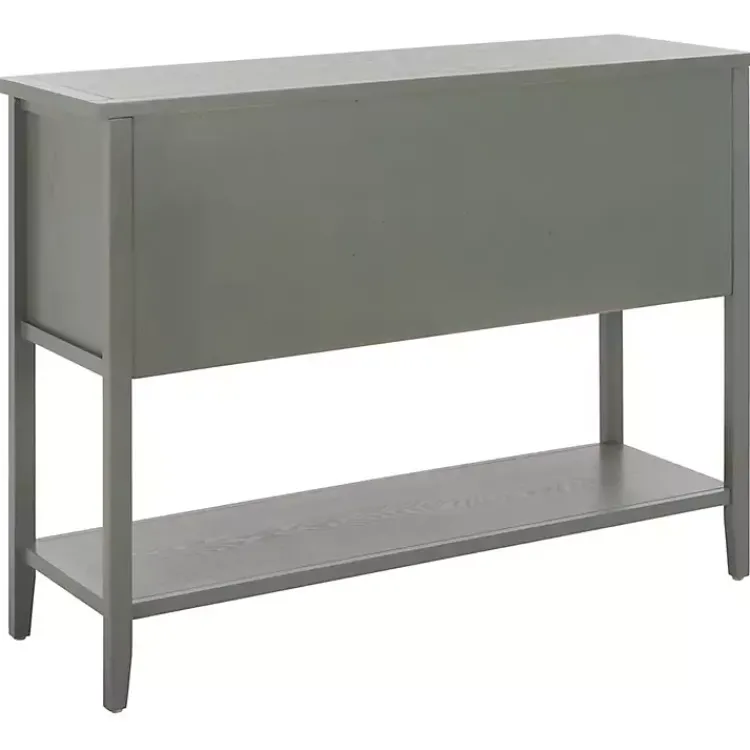 Kirklands Home Cabinets & Sideboards|Rustic 4-Drawer Charlotte Sideboard Gray