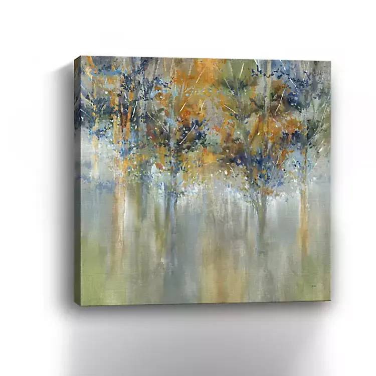 Kirklands Home Canvas Art|Rustic Leaves Giclee Canvas Art Print Multi