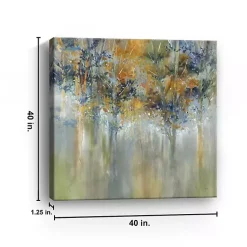 Kirklands Home Canvas Art|Rustic Leaves Giclee Canvas Art Print Multi