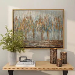 Kirklands Home Canvas Art|Rustic Reflections Framed Canvas Art Print