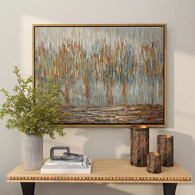 Kirklands Home Canvas Art|Rustic Reflections Framed Canvas Art Print