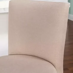 Kirklands Home Bar Stools & Counter Height Stools|Rustic Taupe Upholstered Swivel Counter Stool Tan