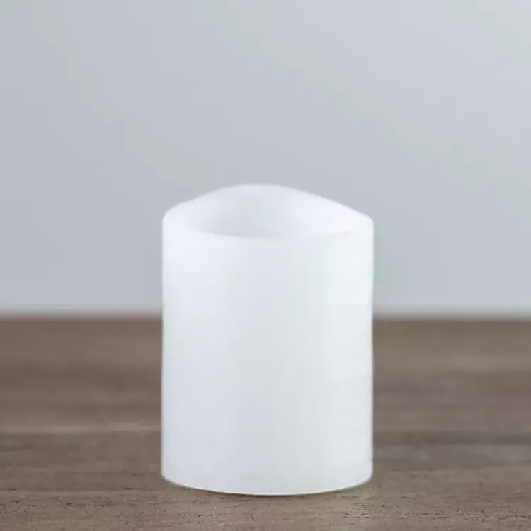 Sale Rustic LED Pillar Candle, 3x4 in. Flameless Candles