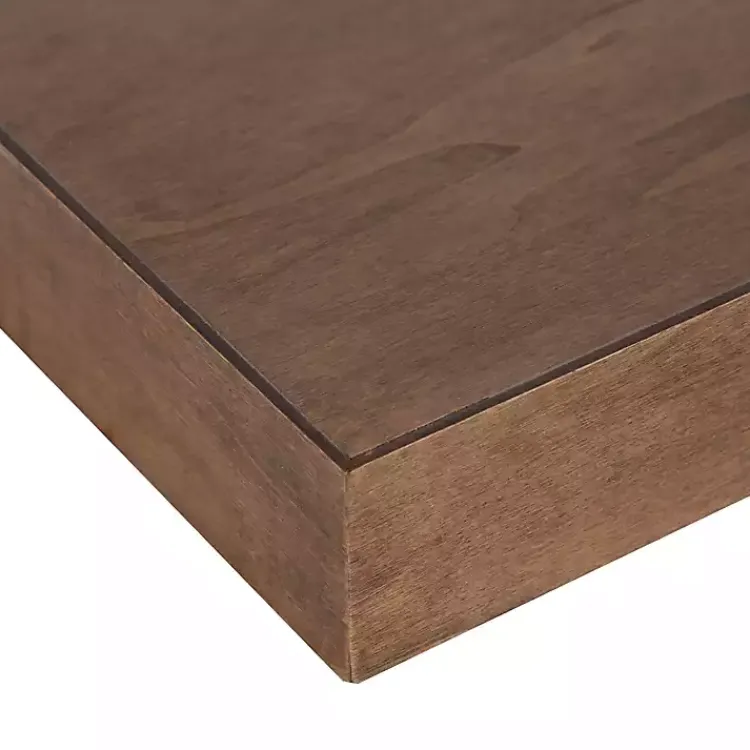 Kirklands Home Shelves|Rustic Wood 2-pc. Floating Shelves, 18 in.