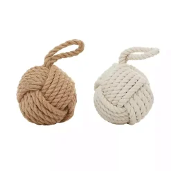 Sale Rustic Woven Rope 2-pc. Door Stopper Set Decorative Accents