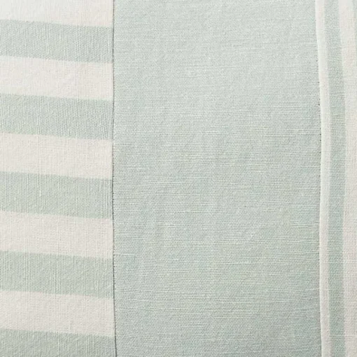 Best Sage Asymmetrical Stripes Lumbar Pillow Pillows