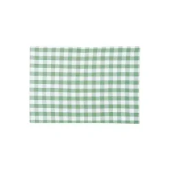 Kirklands Home Table Linens|Sage Buffalo Check Cotton Placemats, Set of 6 Green