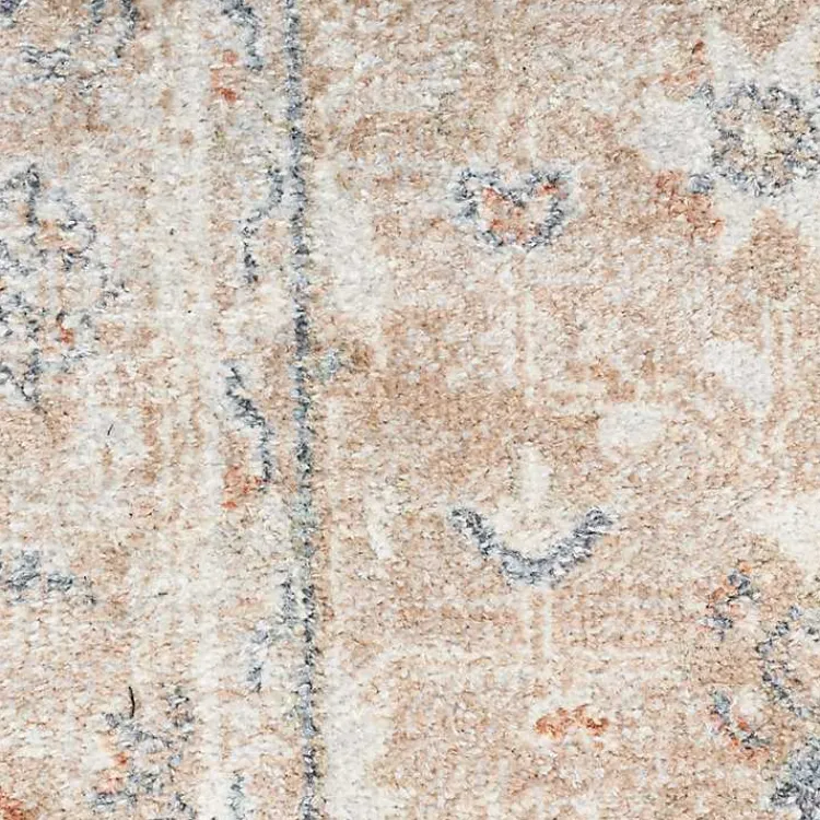 Kirklands Home Area Rugs|Sage Distressed Medallion Washable Area Rug, 5x7