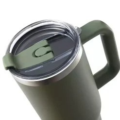 Kirklands Home Glassware & Drinkware|Sage 40 oz. Insulated Travel Tumbler Green