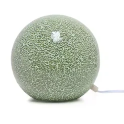 Kirklands Home Table Lamps|Sage Mosaic Ball Table Lamp Green
