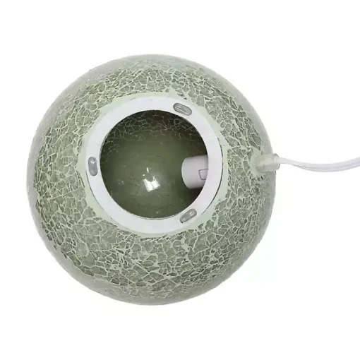 Kirklands Home Table Lamps|Sage Mosaic Ball Table Lamp Green