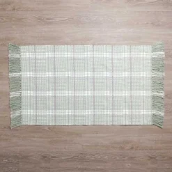 Kirklands Home Accent Rugs|Sage Jesse Plaid Scatter Rug Green