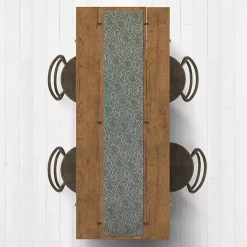 Kirklands Home Table Linens|Sage Leaves Table Runner, 90 in. Green