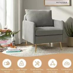 Kirklands Home Accent Chairs|Sage Penny Upholstered Accent Chair Green