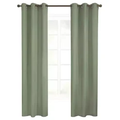 Kirklands Home Curtains & Drapes|Sage Room Darkening Curtain Panel Set, 95 in. Green