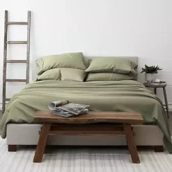Kirklands Home Bed Sheets|Sage Ultra Soft 6-pc. King Sheet Set Green